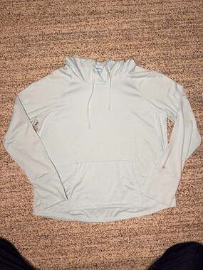 DSG Women's Everyday Performance Pullover Hoodie Light Blue Size L